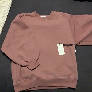 NWT AGOLDE Thora 3/4 Sleeve sweatshirt